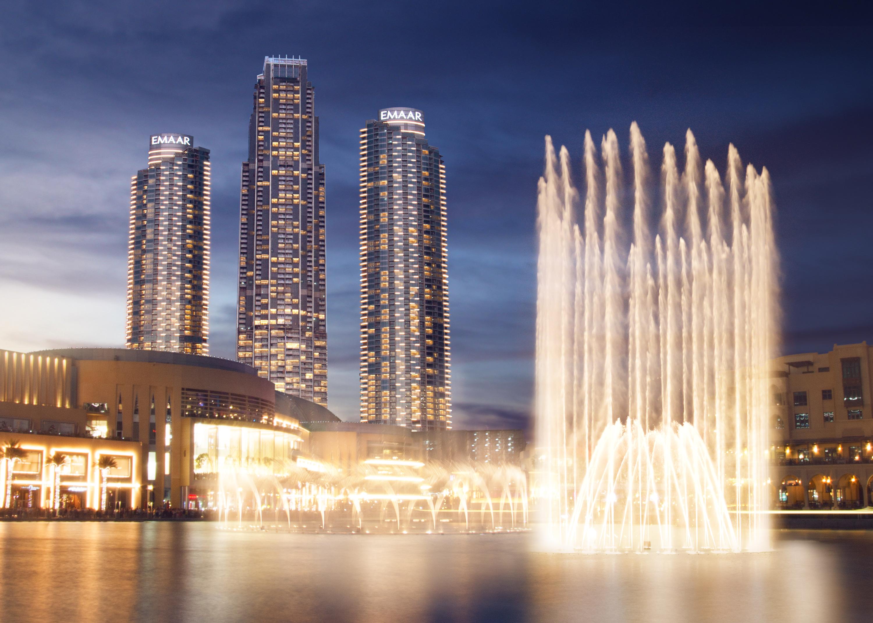Address Dubai Mall Ngoại thất bức ảnh Fountain at the complex