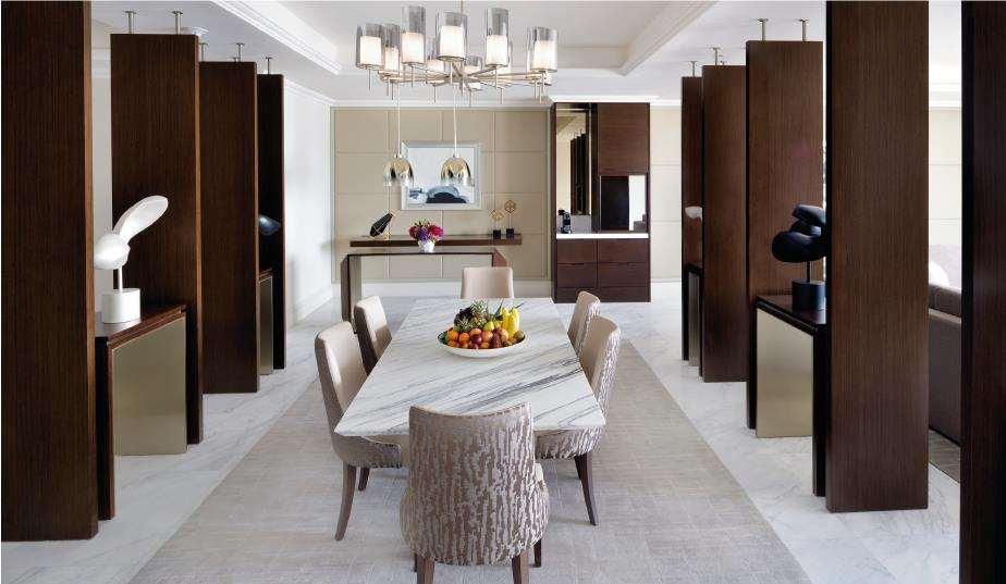 Address Dubai Mall Phòng bức ảnh A dining room